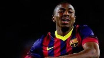 El delantero del FC Barcelona, Adama Traoré, está en la mira del Liverpool.