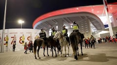 Un miembro de seguridad pierde un ojo al ser agredido en el derbi