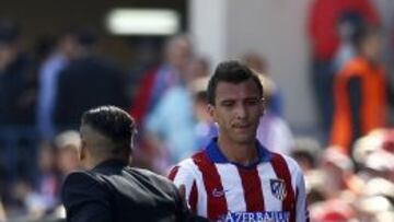 Mandzukic se fue sustituido.