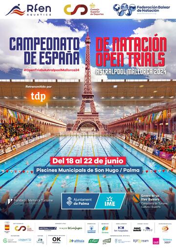 El cartel oficial del Campeonato de España / Trials para los Juegos.
