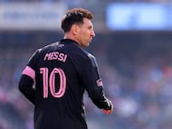 El astro argentino logró anotar en el mítico estadio casa de los Yankees, donde se le había negado el gol en sus primeras dos visitas.