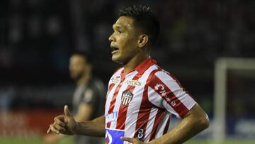 Te&oacute;filo Guti&eacute;rrez durante un partido con Junior.