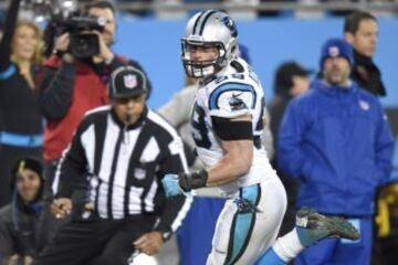 La final de conferencia fue un partido muy cómodo para los Panthers. Arizona no fue capaz de superar a la defensa liderada por Luke. 8 tackles, y una nueva intercepción retornada para TD fueron los números de un imperial Kuechly.