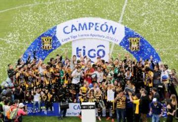 The Strongest - El elenco aurinegro derrotó por 2-1 a Bolivar en la última fecha y se alzó como el nuevo campeón del fútbol boliviano