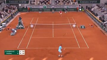 Nadal's perfect point shows what Djokovic was up against