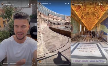 Rosario y Stiven, juntos en Roma