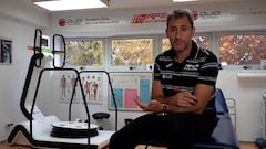 El fisioterapeuta de la Real Federación Española de Atletismo Ángel Basas.