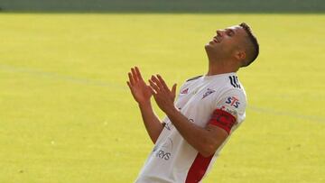 El delantero español Igor Angulo, durante un partido con el Górnik Zabrze.
