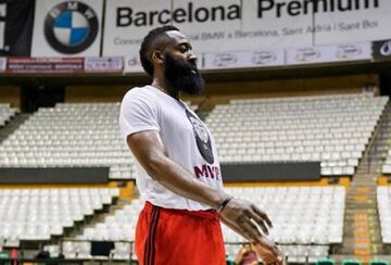 James Harden, en Badalona.