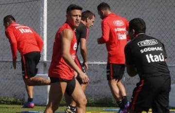 Así se integró Alexis al trabajo normal de la Roja