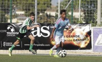 Partido de semifinales de Infantiles entre el Betis y el Celta.