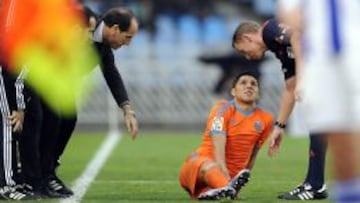 Enzo Pérez: distensión en el ligamento lateral interno