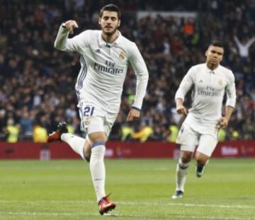 Morata abrió el marcador. 1-0.