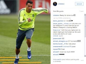 Así ha compartido Cristiano Ronaldo su recuperación en las redes sociales