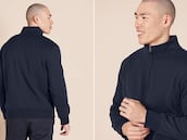 La sudadera de cuello, manga larga y forro polar que mejor queda a los hombres este invierno