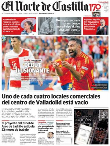 La prensa, ilusionada con la victoria de España