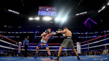 Saul Canelo Álvarez y Gennady Golovkin planean pelear el 5 de mayo en el Cowboys Stadium de Dallas.