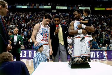 All Star 1993. John Stockton y Karl Malone.