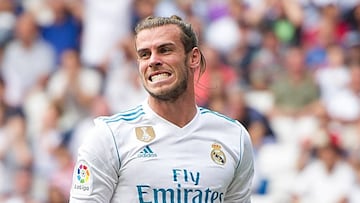 El jugador gal&eacute;s del Real Madrid, Gareth Bale, durante un partido.