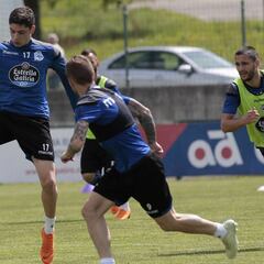 Valverde: "Ojalá pueda seguir en el Depor, pero decide el Madrid"