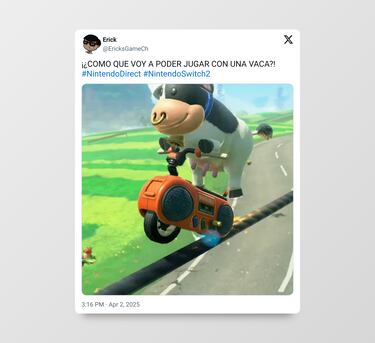 Los mejores memes de la presentación de la Nintendo Switch 2