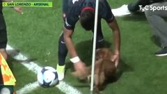 Un perro se cuela en el campo y monta la mundial: ¡ojo a la narración argentina!