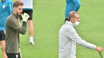 Garitano con Ezkieta.