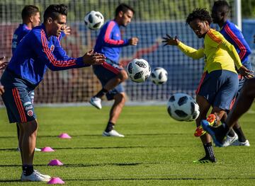 La Selección Colombia sigue en su preparación para el duelo ante Japón. El grupo entrenó completó en su última práctica en Kazán 