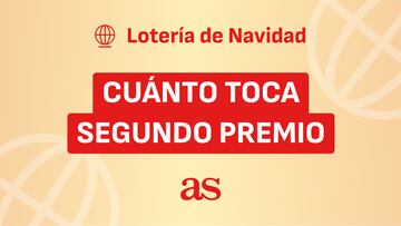 ¿Cuánto toca en el segundo premio de la Lotería de Navidad y cuánto dinero se queda Hacienda por décimo?
