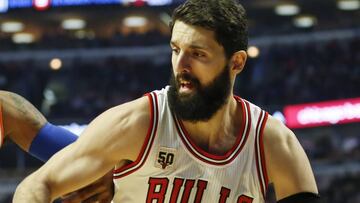 Nikola Mirotic, durante un partido en la NBA.