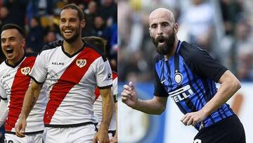 Mario Suárez y Borja Valero, centrocampistas relacionados con el Getafe.