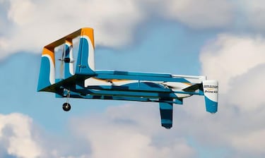 Así es el dron repartidor Prime Air de Amazon