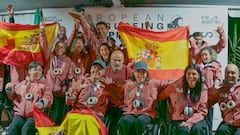 España, subcampeona de Europa en surf adaptado