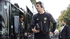 Conte rules out Madrid return for Thibaut Courtois