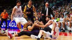 El Madrid desarma al Valladolid y es el líder de la Liga Endesa