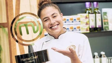 Carla Giraldo, actriz y ganadora de Masterchef Celebrity Colombia 2021.