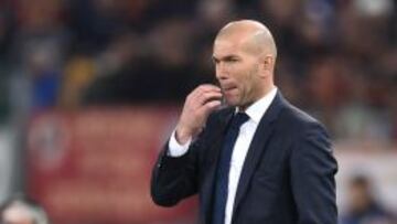 Zidane, en Roma.
