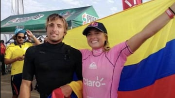 Surfistas colombianos