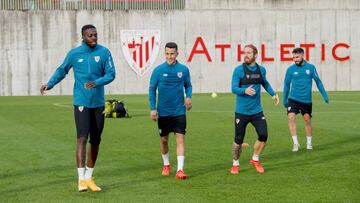Williams, Berenguer, Muniain y Unai López en Lezama.