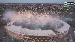 No defraudó: gran espectáculo de fuegos artificiales antes de la final de la Copa Superliga