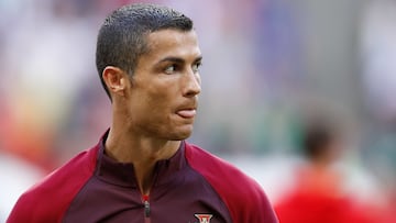 Cristiano Ronaldo previo al México vs Portugal del 2017.