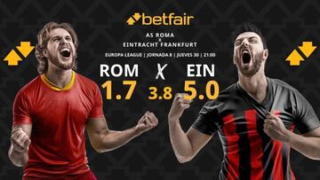 AS Roma vs. Eintracht Frankfurt: horario, dónde ver, pronósticos y clasificación