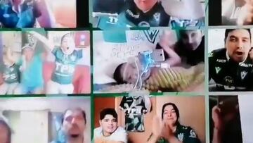 La bella celebración de un hincha de Wanderers que se hizo viral