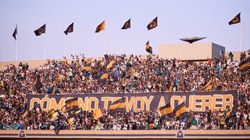 Fans o Aficion during the 12th round match between Pumas UNAM and Monterrey as part of the Liga BBVA MX, Torneo Clausura 2025 at Olimpico Universitario Stadium, on March 16, 2025 in Mexico City, Mexico.