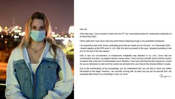 Yastremska, "en shock": "Nunca he usado sustancias prohibidas"