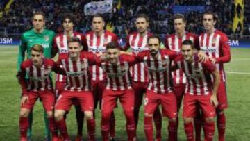 El once del Atlético en Astana.