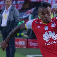 Morelo vs Ángelo, el duelo goleador de Santa Fe-Tolima