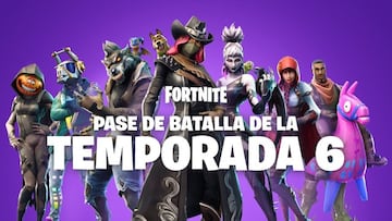 Fortnite Battle Royale: Recompensas del Pase de Batalla de la Temporada 6