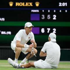 La desgracia de Dimitrov salva a Sinner: “No es una victoria”