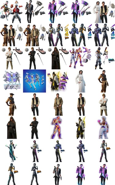 Parche 22.30 de Fortnite: skins de Luke, Han Solo y Leia, evento Star Wars y más